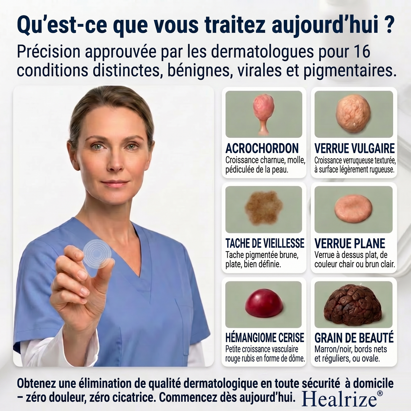 【🫧 Dernier jour : -70 % 🫧】🇫🇷 𝐇𝐞𝒂𝒍𝗿𝗶𝙯𝙚® Patch 2-en-1 à micro-aiguilles & hydrocolloïde | Aide à réduire l’apparence des grains de beauté, verrues, acné et étiquettes cutanées | Patchs invisibles visage & corps.