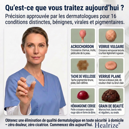 【🫧 Dernier jour : -70 % 🫧】🇫🇷 𝐇𝐞𝒂𝒍𝗿𝗶𝙯𝙚® Patch 2-en-1 à micro-aiguilles & hydrocolloïde | Aide à réduire l’apparence des grains de beauté, verrues, acné et étiquettes cutanées | Patchs invisibles visage & corps.