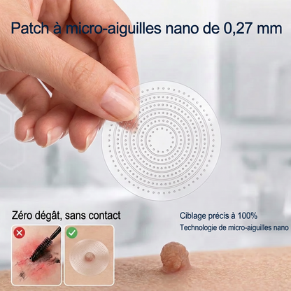 【🫧 Dernier jour : -70 % 🫧】🇫🇷 𝐇𝐞𝒂𝒍𝗿𝗶𝙯𝙚® Patch 2-en-1 à micro-aiguilles & hydrocolloïde | Aide à réduire l’apparence des grains de beauté, verrues, acné et étiquettes cutanées | Patchs invisibles visage & corps.